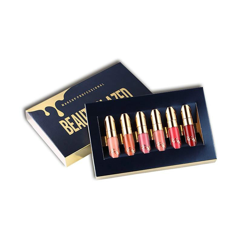 6 Color Liquid Matte Lipstick Set