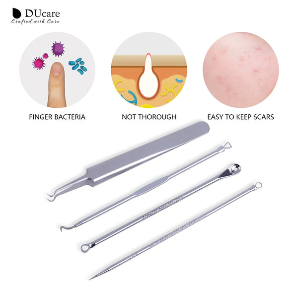 4 PCS  Skin Clean Care Tools Kit