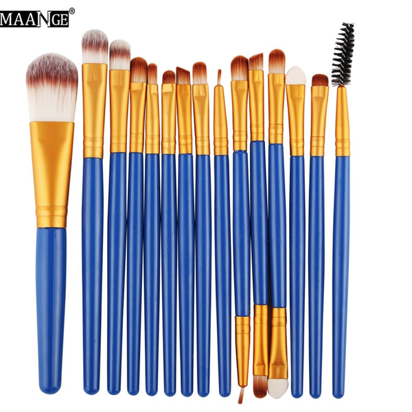 15 PCS Makeup Brushes