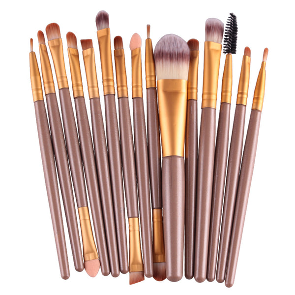 15 PCS Makeup Brushes