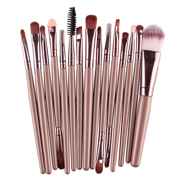 15 PCS Makeup Brushes