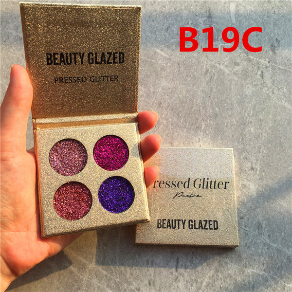 4 Color  Diamond Rainbow Eyeshadow