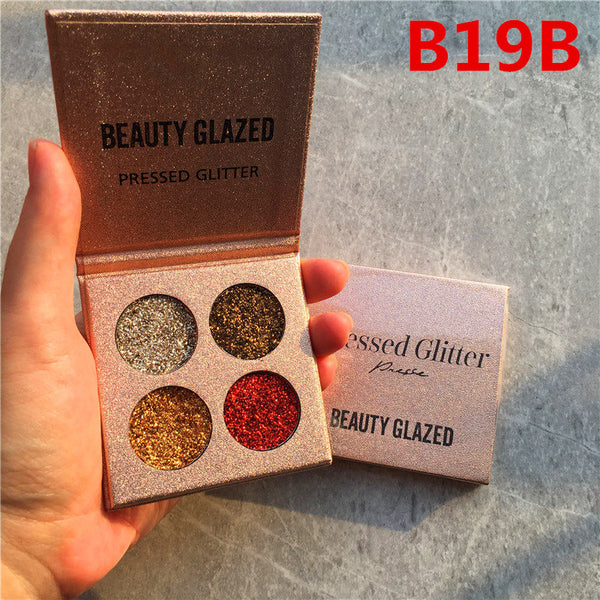 4 Color  Diamond Rainbow Eyeshadow